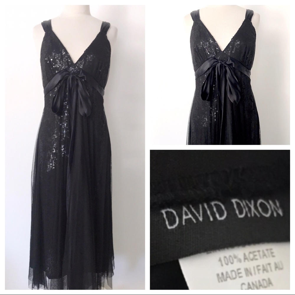 Designer David Nixon Cocktail Midi Dress 8